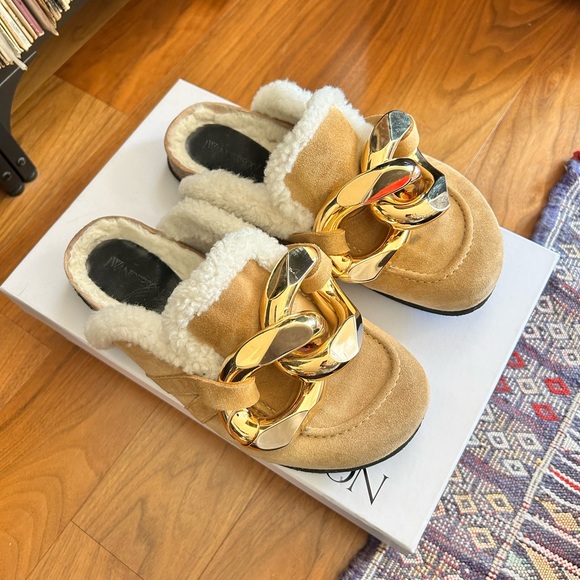 JW Anderson Calf suede chain mule - Picture 1 of 7